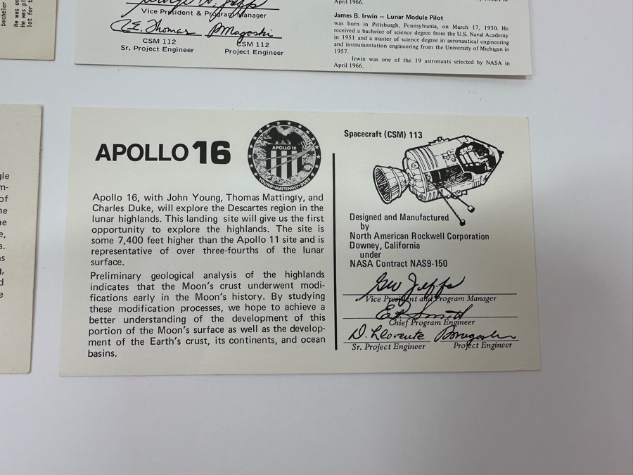 Just Added - (5) Vintage 1960s / 70s First Day Cover Stamps NASA Space Exploration Man On Moon Landing From (3) 1969 Apollo 11, (1) 1971 Apollo 15 & (1) 1972 Apollo 16 [Photo 9]