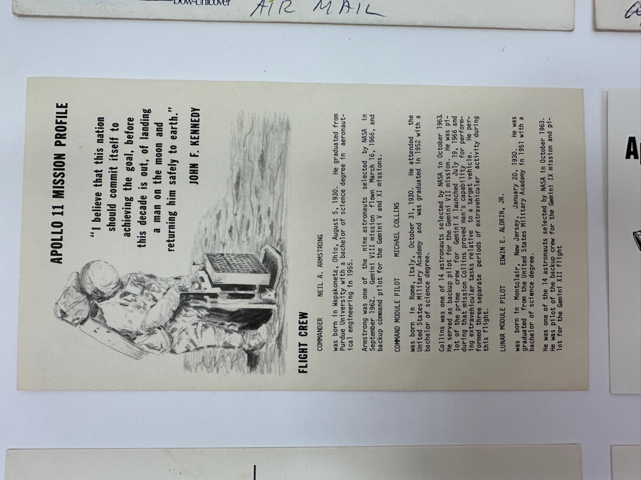 Just Added - (5) Vintage 1960s / 70s First Day Cover Stamps NASA Space Exploration Man On Moon Landing From (3) 1969 Apollo 11, (1) 1971 Apollo 15 & (1) 1972 Apollo 16 [Photo 7]