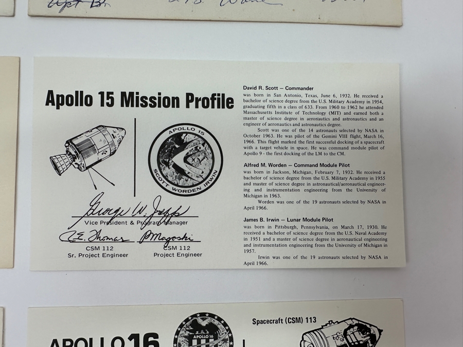 Just Added - (5) Vintage 1960s / 70s First Day Cover Stamps NASA Space Exploration Man On Moon Landing From (3) 1969 Apollo 11, (1) 1971 Apollo 15 & (1) 1972 Apollo 16 [Photo 8]