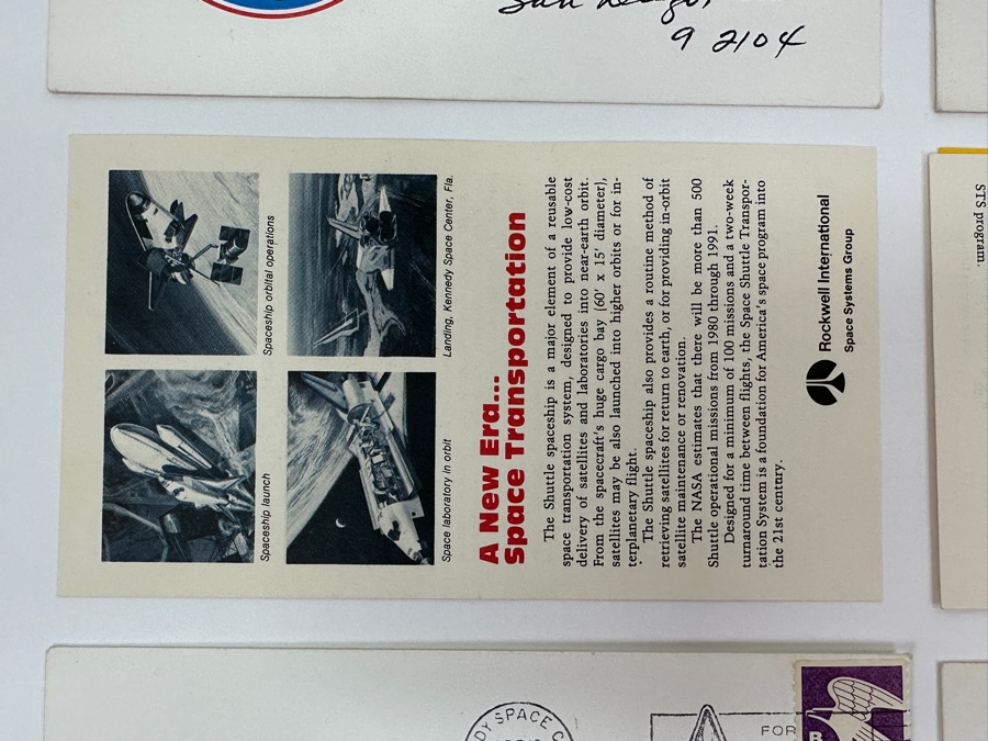 Just Added - (6) Vintage 1970s / 1980s NASA Space Shuttle Columbia First Day Covers Stamps [Photo 3]