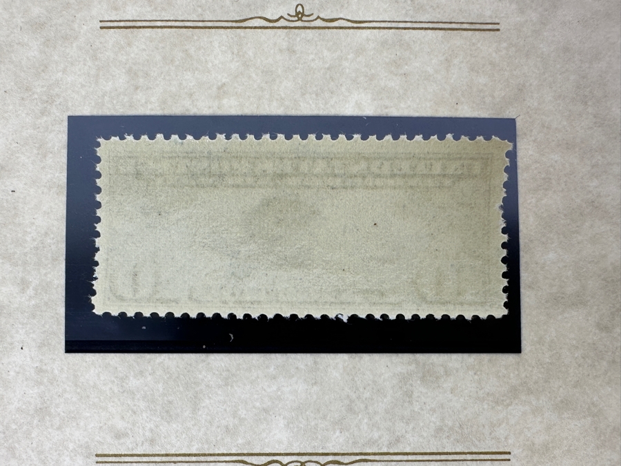 Just Added - Pair Of Mint United States Postage Stamps: 1927 Ten Cent Charles Lindbergh Commemorative Air Mail Stamp And 1927 Burgoyne Campaign Issue Two Cent Stamp [Photo 9]