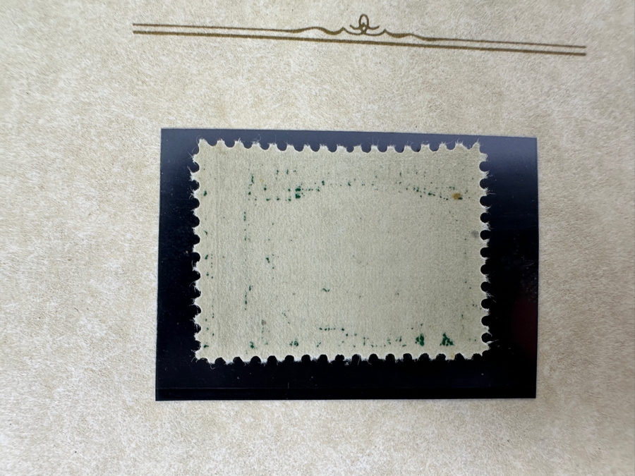 Just Added - Pair Of Mint United States Postage Stamps: 1920 One Cent Pilgrim Tercentenary Commemorative Stamp The Mayflower And Two Cent Pilgrim Tercentenary Commemorative Stamp Landing Of The Pilgrims [Photo 8]