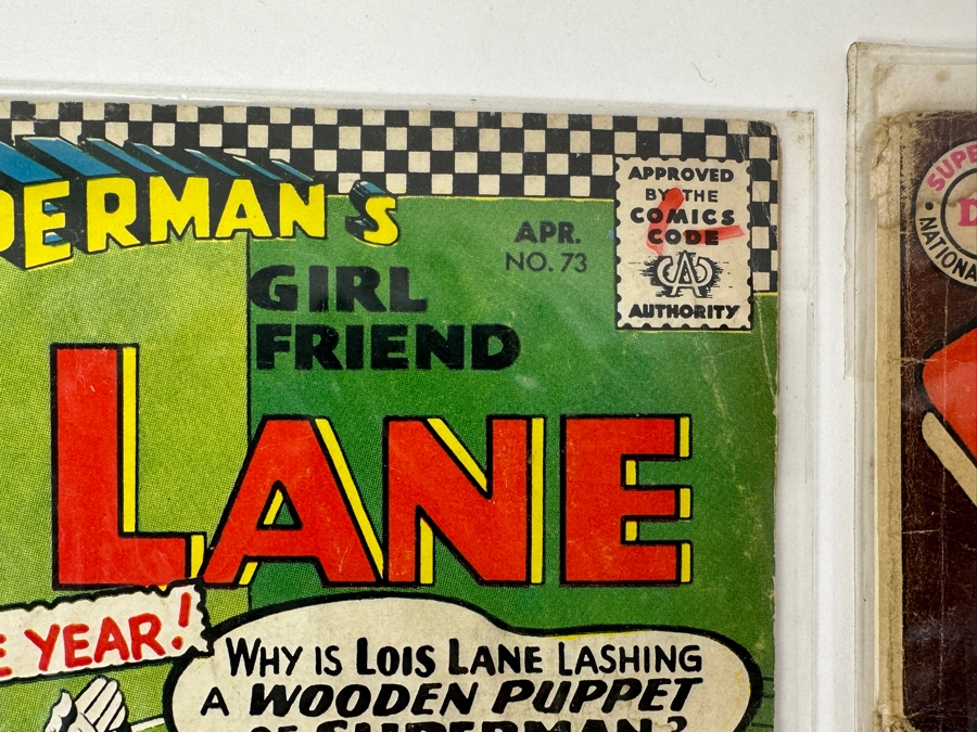 Just Added - DC Comics  Superman’s Girl Friend Lois Lane #73 12 Cent Comic Book And Superboy #154 12 Cent Comic Book [Photo 3]