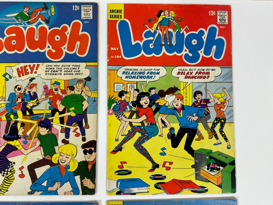 Just Added - (6) Vintage 1960s/70s Archie Series Laugh 12/20 Cent Comic Books: #188, #189, #194, #200, #203 & #263 [Photo 4]