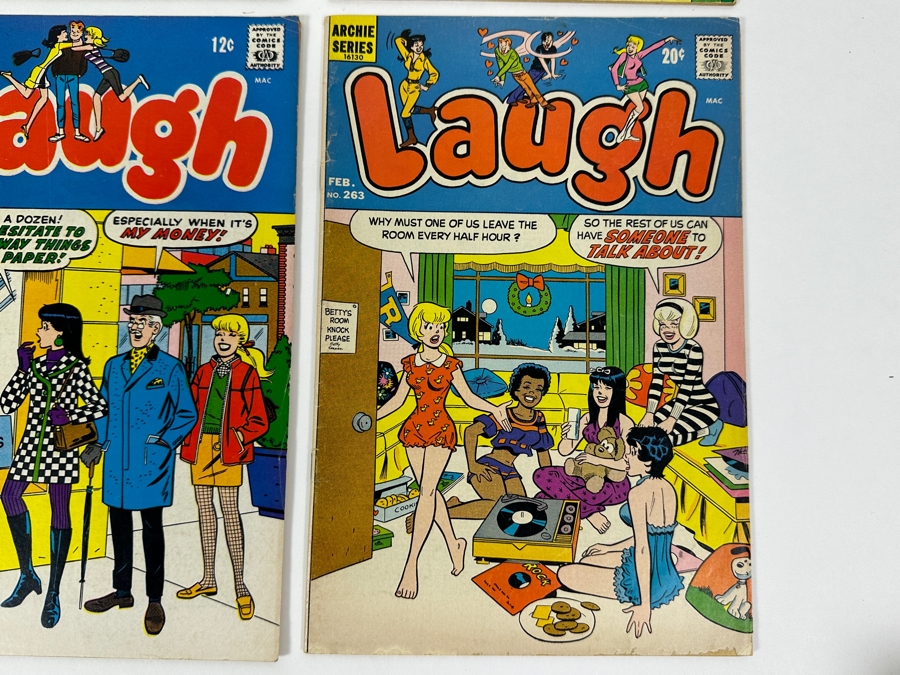 Just Added - (6) Vintage 1960s/70s Archie Series Laugh 12/20 Cent Comic Books: #188, #189, #194, #200, #203 & #263 [Photo 7]