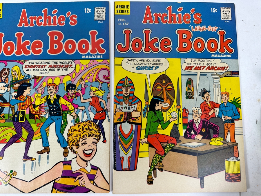 Just Added - (3) Vintage 1960s/70s Archie 12cent/15cent Comic Books: 1965 #159, #176 & #203, (1) Archie’s Mad House Comic Book #56, (4) Archie’s Joke Book Comic Books: 1967 #117, #121, #125 & #157 [Photo 9]