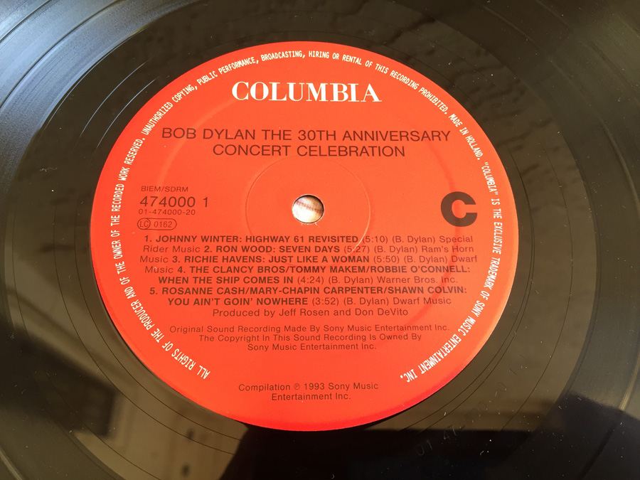 Various ‎- Bob Dylan - The 30th Anniversary Concert Celebration - Columbia ‎- 474000 1 -  3 × Vinyl [Photo 9]