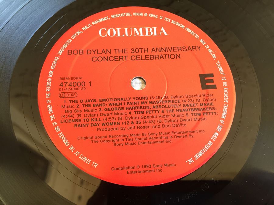 Various ‎- Bob Dylan - The 30th Anniversary Concert Celebration - Columbia ‎- 474000 1 -  3 × Vinyl [Photo 13]