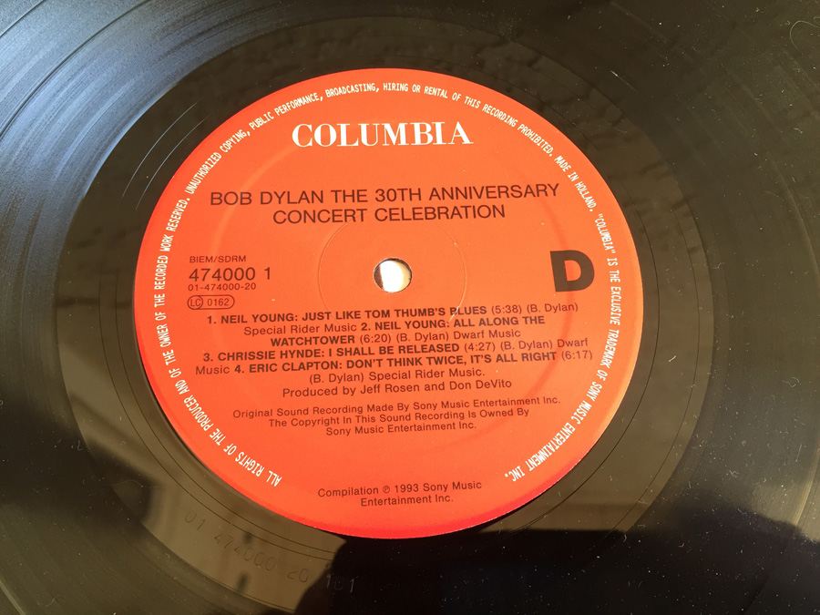 Various ‎- Bob Dylan - The 30th Anniversary Concert Celebration - Columbia ‎- 474000 1 -  3 × Vinyl [Photo 11]