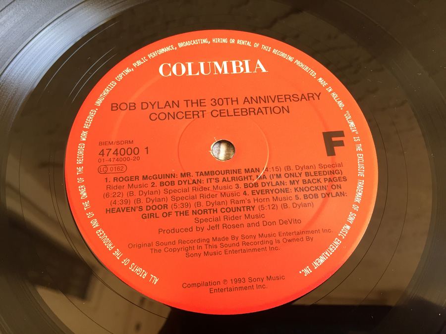 Various ‎- Bob Dylan - The 30th Anniversary Concert Celebration - Columbia ‎- 474000 1 -  3 × Vinyl [Photo 15]