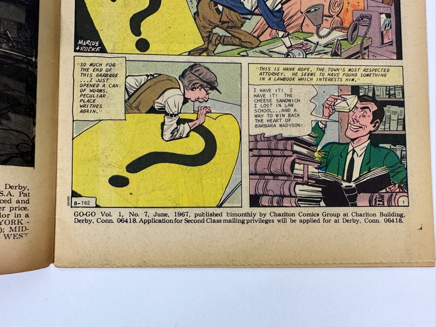 Just Added - Vintage 1967 Charlton Comics Group GO-GO Join The In Crowd #7 Comic Book Featuring The Beach Boys [Photo 7]