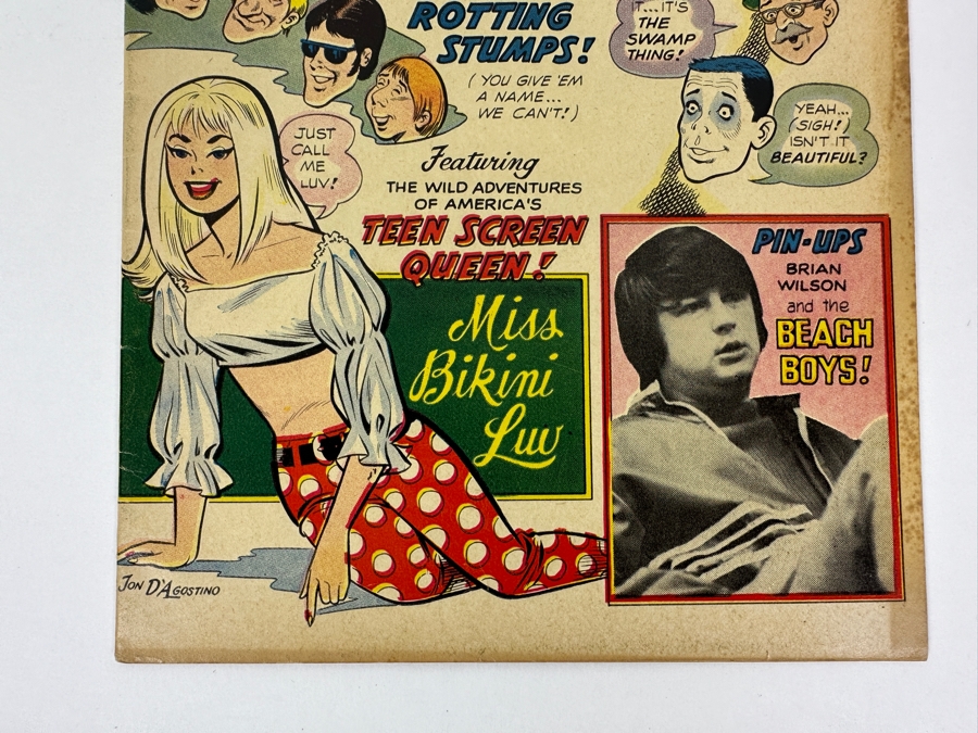 Just Added - Vintage 1967 Charlton Comics Group GO-GO Join The In Crowd #7 Comic Book Featuring The Beach Boys [Photo 4]