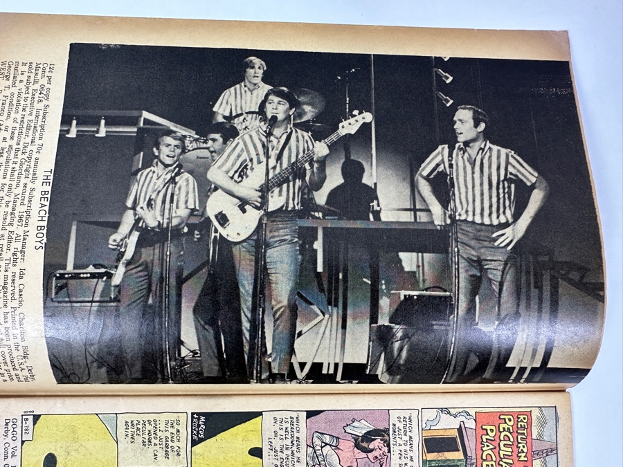 Just Added - Vintage 1967 Charlton Comics Group GO-GO Join The In Crowd #7 Comic Book Featuring The Beach Boys [Photo 8]