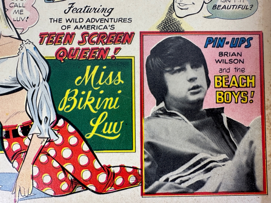 Just Added - Vintage 1967 Charlton Comics Group GO-GO Join The In Crowd #7 Comic Book Featuring The Beach Boys [Photo 5]
