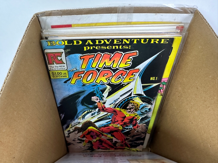 Just Added - Short Box Of Vintage Comic Books With Various First #1 Edition Comic Books - See Photos For Sampling [Photo 37]