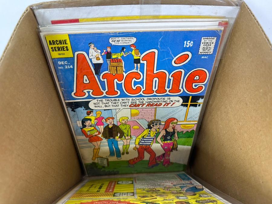 Just Added - Short Box Of Vintage Comic Books With Various First #1 Edition Comic Books - See Photos For Sampling [Photo 40]