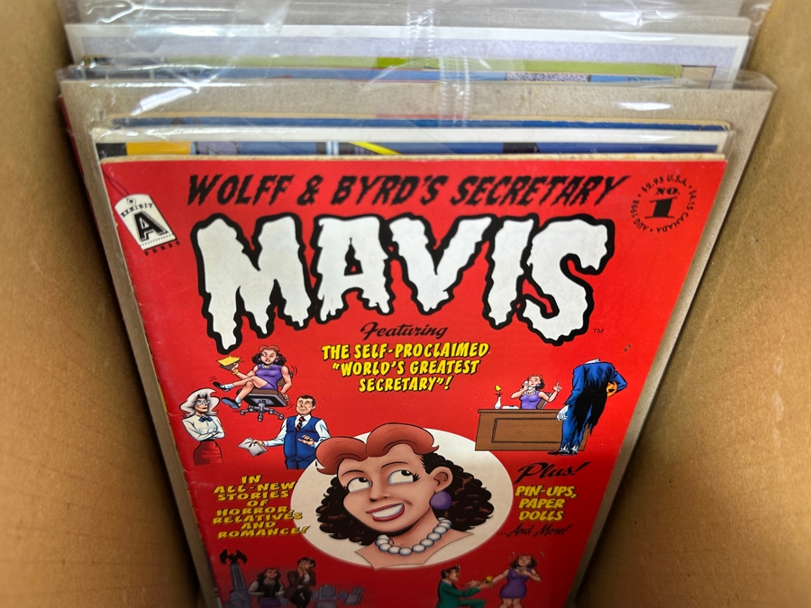Just Added - Short Box Of Vintage Comic Books With Various First #1 Edition Comic Books - See Photos For Sampling [Photo 20]