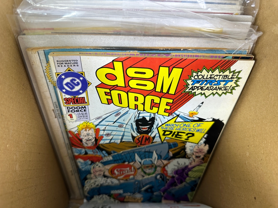 Just Added - Short Box Of Vintage Comic Books With Various First #1 Edition Comic Books - See Photos For Sampling [Photo 5]