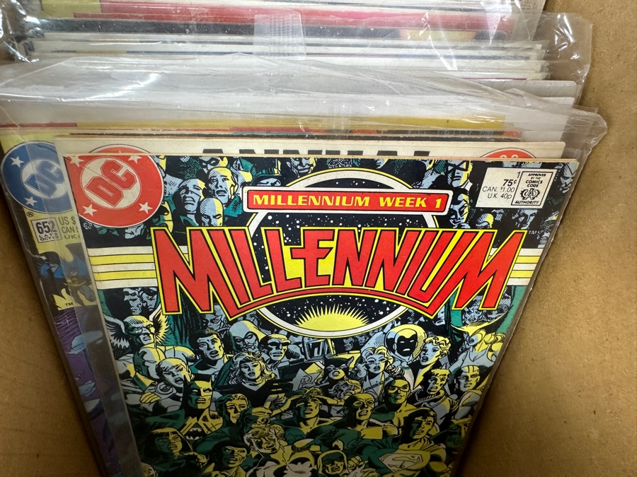 Just Added - Short Box Of Vintage Comic Books With Various First #1 Edition Comic Books - See Photos For Sampling [Photo 8]