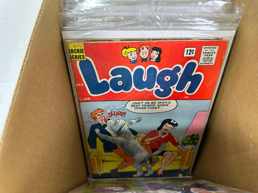 Just Added - Short Box Of Vintage Comic Books With Various First #1 Edition Comic Books - See Photos For Sampling [Photo 28]