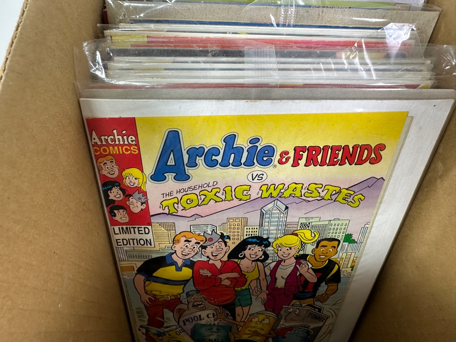 Just Added - Short Box Of Vintage Comic Books With Various First #1 Edition Comic Books - See Photos For Sampling [Photo 11]
