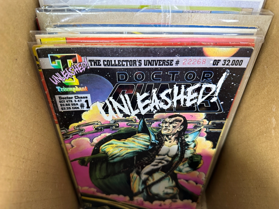 Just Added - Short Box Of Vintage Comic Books With Various First #1 Edition Comic Books - See Photos For Sampling [Photo 16]