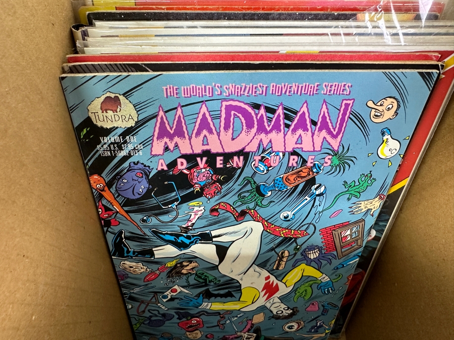 Just Added - Short Box Of Vintage Comic Books With Various First #1 Edition Comic Books - See Photos For Sampling [Photo 12]
