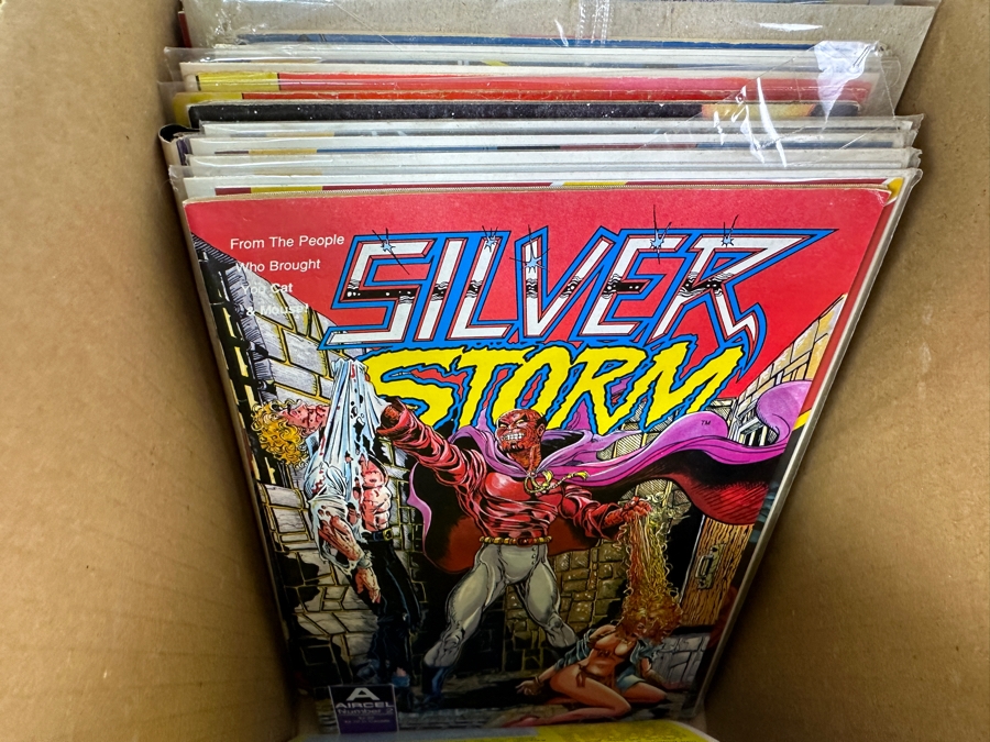 Just Added - Short Box Of Vintage Comic Books With Various First #1 Edition Comic Books - See Photos For Sampling [Photo 14]