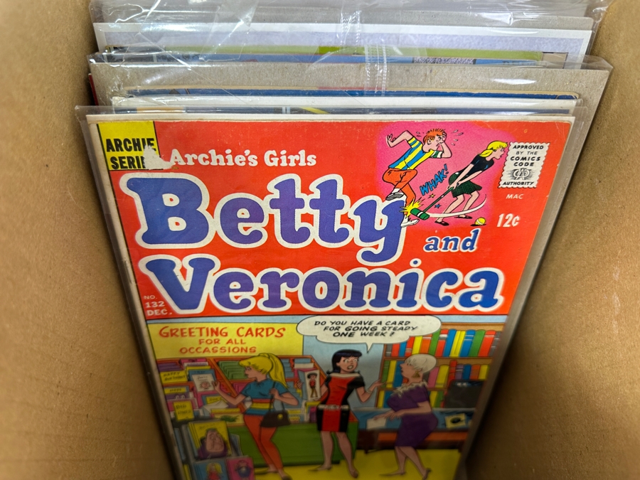 Just Added - Short Box Of Vintage Comic Books With Various First #1 Edition Comic Books - See Photos For Sampling [Photo 19]