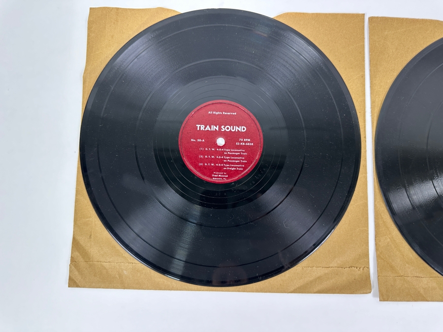 Just Added - Pair Of Train Sound Vinyl Records Produced By Fred McLeod [Photo 2]