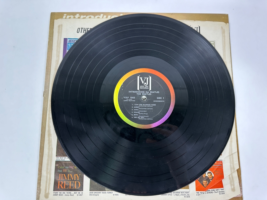 Just Added - The Beatles: Introducing The Beatles Vee-Jay Records Vinyl Record VJLP-1062 [Photo 3]