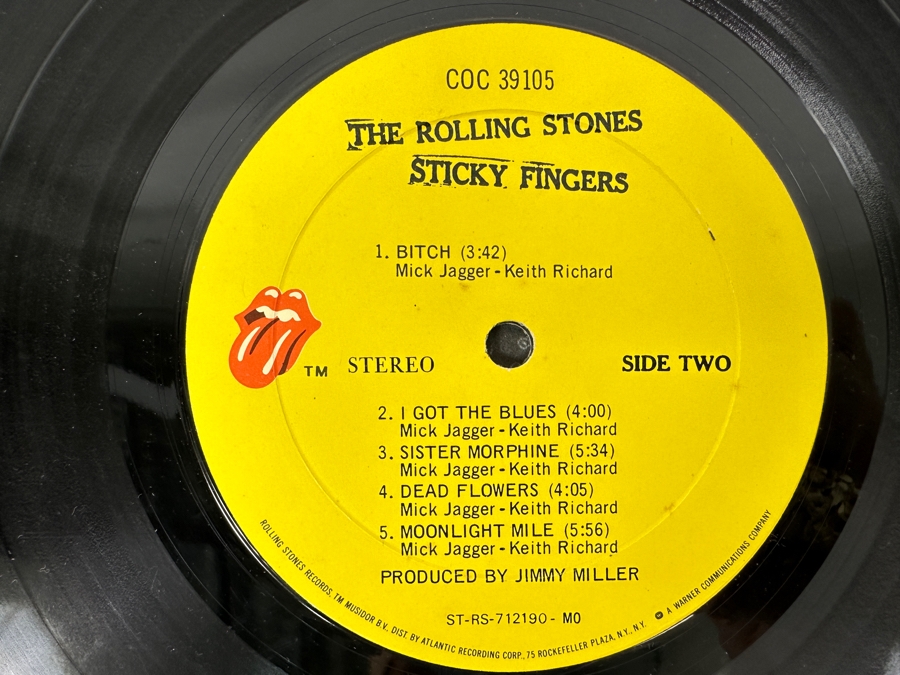 Just Added - The Rolling Stones Sticky Fingers Vinyl Record COC 39105 With Original Andy Warhol Designed Working Jean Zipper [Photo 12]