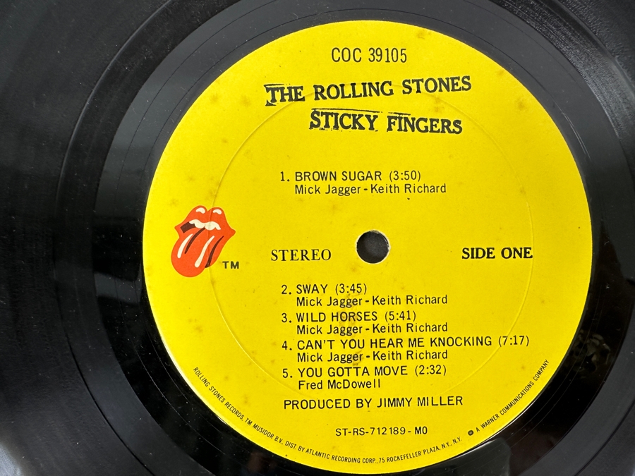 Just Added - The Rolling Stones Sticky Fingers Vinyl Record COC 39105 With Original Andy Warhol Designed Working Jean Zipper [Photo 10]