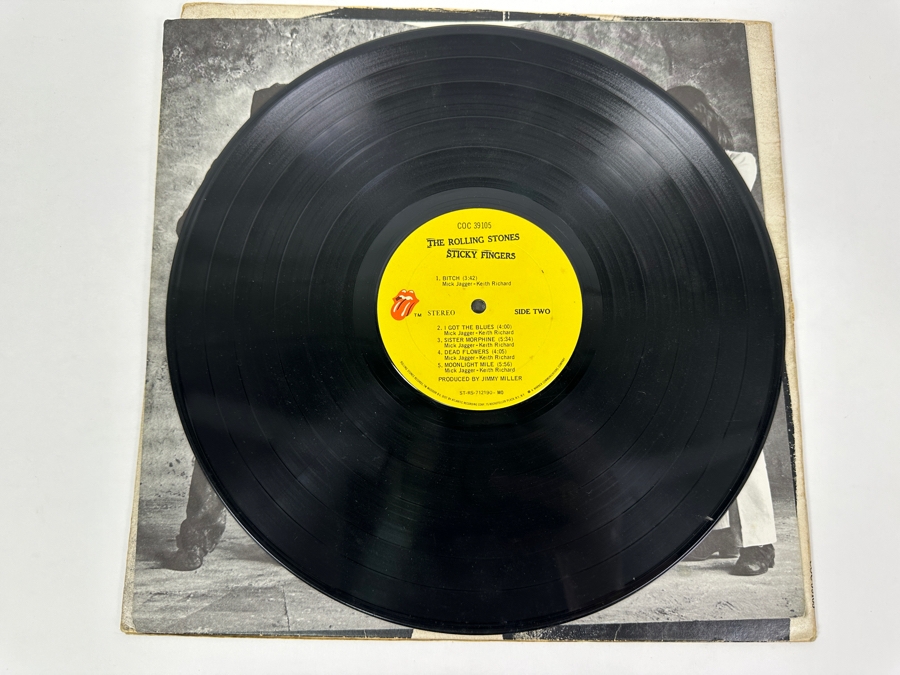 Just Added - The Rolling Stones Sticky Fingers Vinyl Record COC 39105 With Original Andy Warhol Designed Working Jean Zipper [Photo 11]