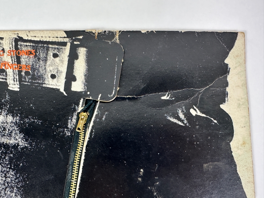 Just Added - The Rolling Stones Sticky Fingers Vinyl Record COC 39105 With Original Andy Warhol Designed Working Jean Zipper [Photo 3]