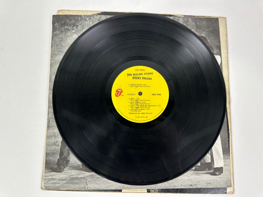 Just Added - The Rolling Stones Sticky Fingers Vinyl Record COC 39105 With Original Andy Warhol Designed Working Jean Zipper [Photo 9]