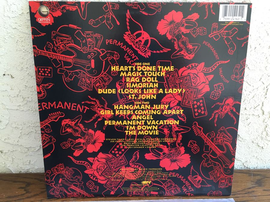 Aerosmith ‎- Permanent Vacation - Geffen Records ‎- GHS 24162 - PROMOTIONAL COPY [Photo 3]