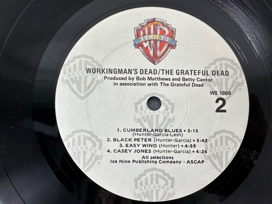 Just Added - The Grateful Dead - Workingman’s Dead WS 1869 Vinyl Record [Photo 6]