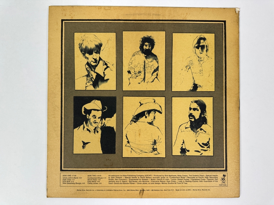 Just Added - The Grateful Dead - Workingman’s Dead WS 1869 Vinyl Record [Photo 2]