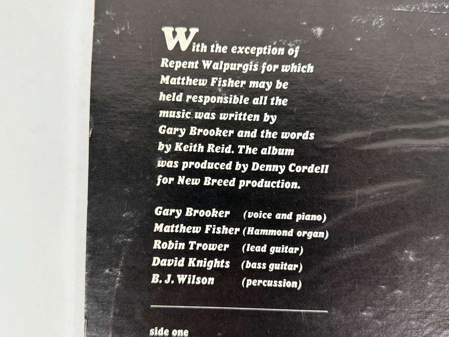 Just Added - Procol Harum Self Titled Debut Album DERAM Records DES-18008 [Photo 3]