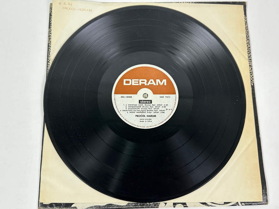 Just Added - Procol Harum Self Titled Debut Album DERAM Records DES-18008 [Photo 7]