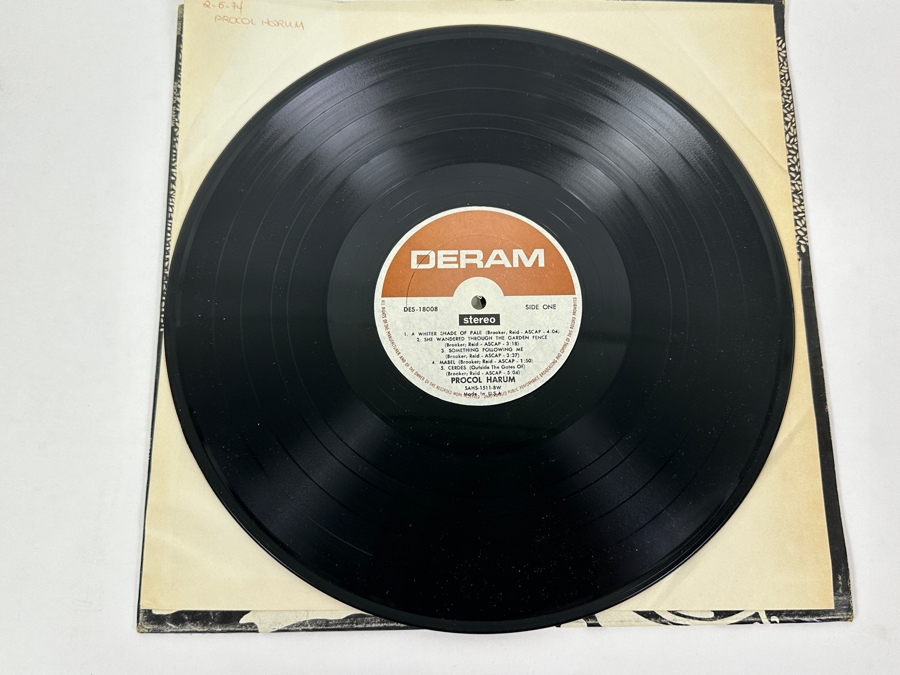 Just Added - Procol Harum Self Titled Debut Album DERAM Records DES-18008 [Photo 5]