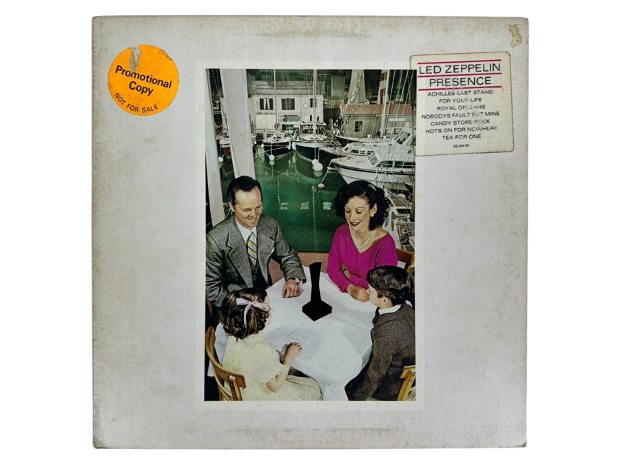 Just Added - Led Zeppelin - Presence Vinyl Record Promotional Copy