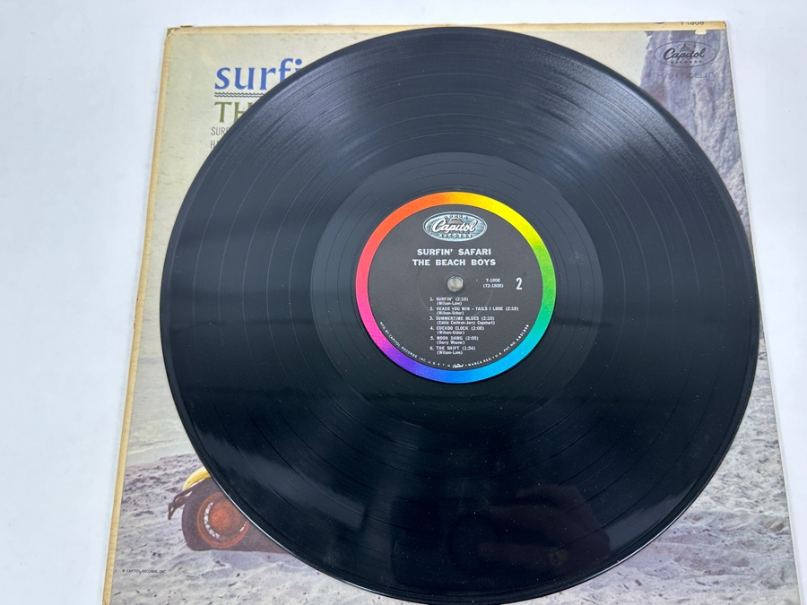 Just Added - The Beach Boys - Surfin’ Safari Vinyl Record T-1808 [Photo 7]