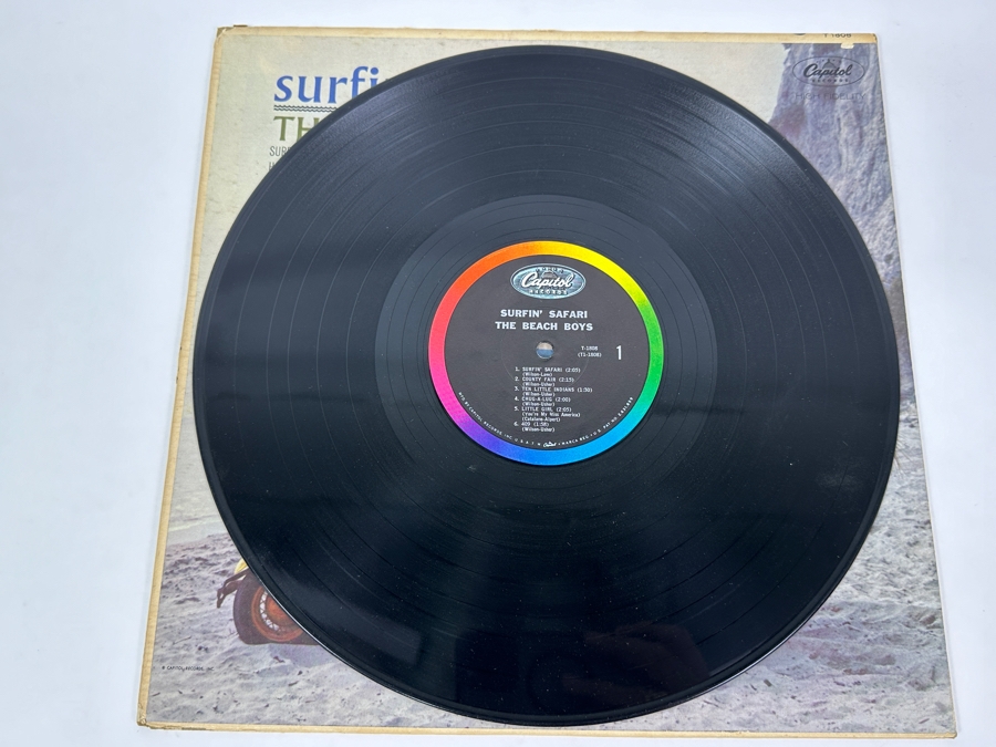 Just Added - The Beach Boys - Surfin’ Safari Vinyl Record T-1808 [Photo 5]