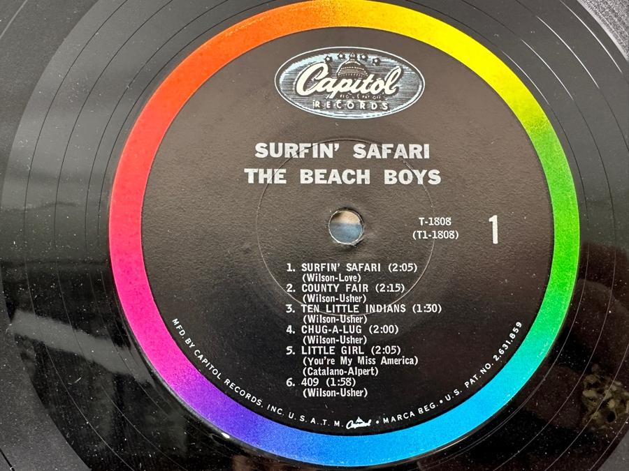 Just Added - The Beach Boys - Surfin’ Safari Vinyl Record T-1808 [Photo 6]