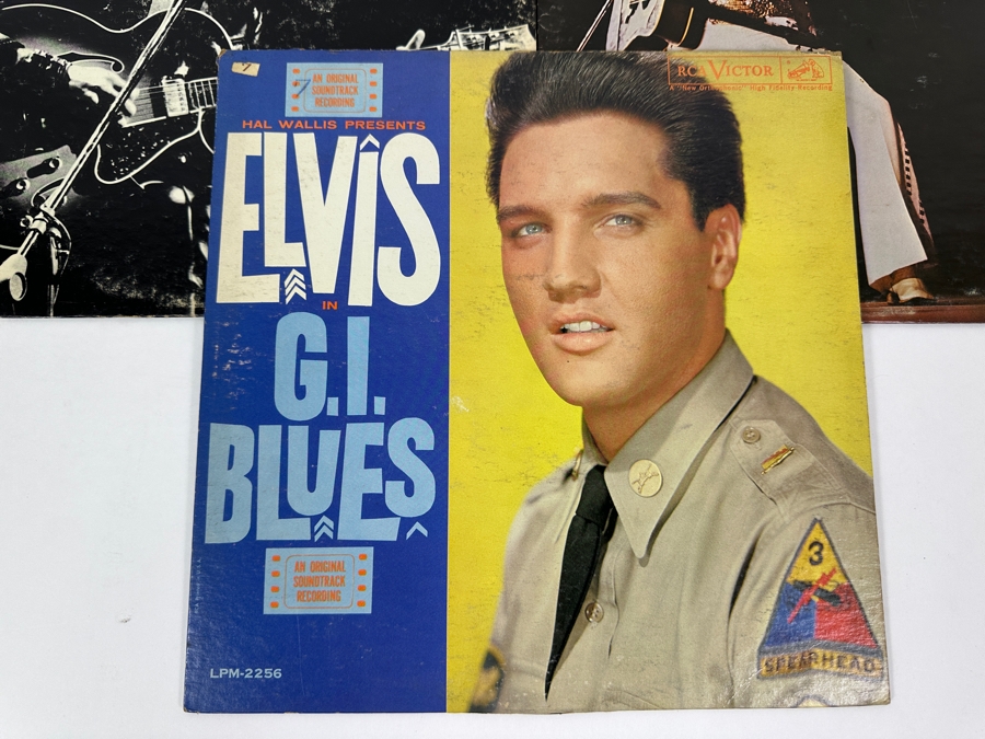Just Added - (3) Elvis Vinyl Records: G.I. Blues, Elvis In Person At The International Hotel Las Vegas, NV And Elvis As Recorded At Madison Square Garden [Photo 2]