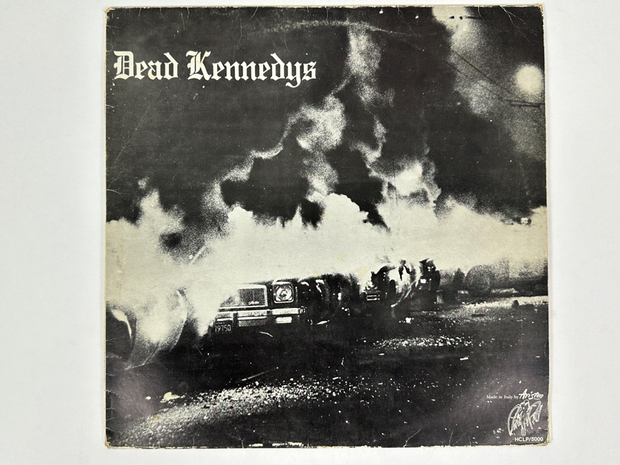 Just Added - Dead Kennedys - Fresh Fruit For Rotting Vegetables Vinyl Record 1981 Made In Italy Cherry Red Records HCLP/5000 Featuring California Uber Alles [Photo 2]