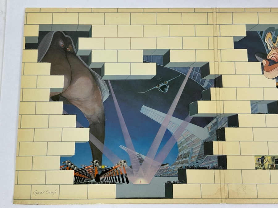 Just Added - Pink Floyd - The Wall Gatefold 2-Record Vinyl Records AL 36184 1979 Columbia Records [Photo 3]
