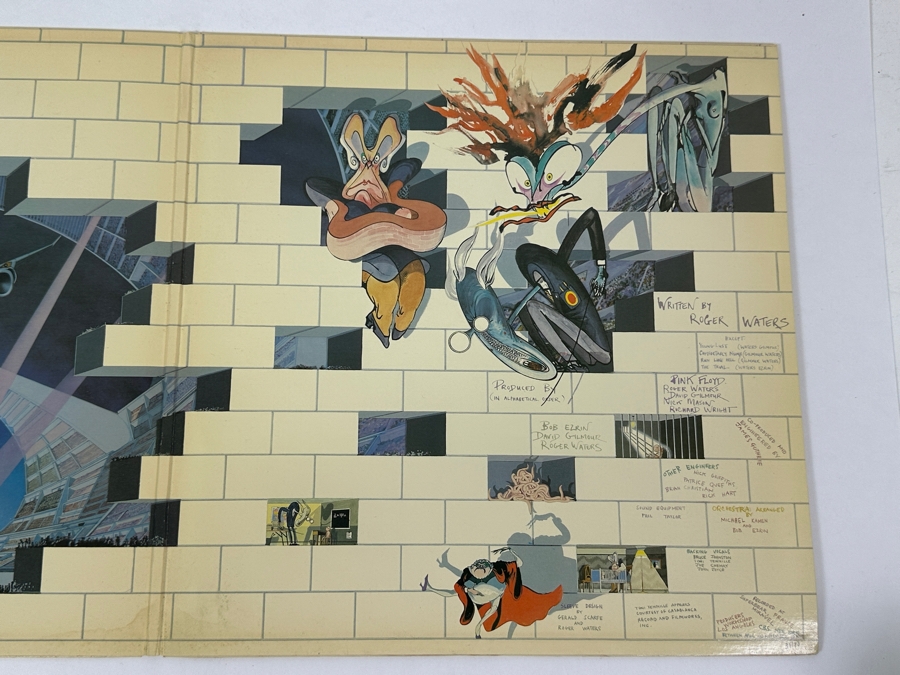 Just Added - Pink Floyd - The Wall Gatefold 2-Record Vinyl Records AL 36184 1979 Columbia Records [Photo 4]